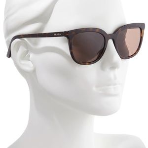 Prada 53mm Cat Eye Sunglasses